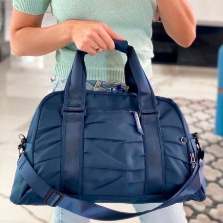 Mala De Mão Média Unissex Esportiva Alça Dupla Impermeável - CINZA