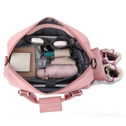 Mala De Mão Média Unissex Esportiva Alça Dupla Impermeável - CINZA