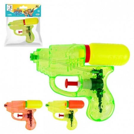 Pistola De Brinquedo Lança Água Reservatório 12cm