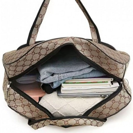 Mala Grande Bolsa Viagem Bordo Estampada