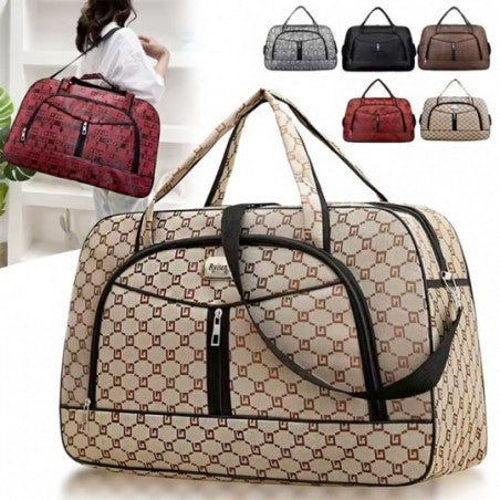 Mala Grande Bolsa Viagem Bordo Estampada