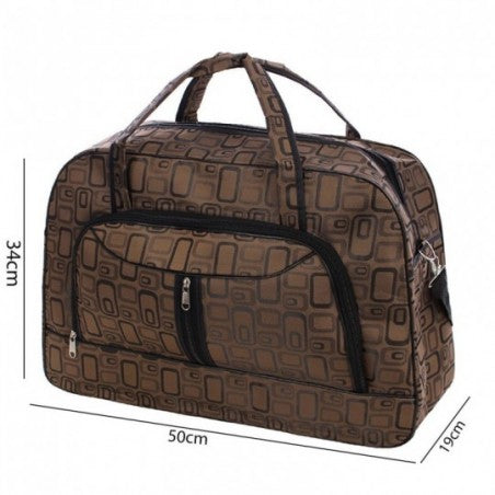 Mala Grande Bolsa Viagem Bordo Estampada