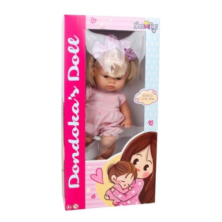 Boneca Bebê Dondoka's Infantil 100% Em Vinil