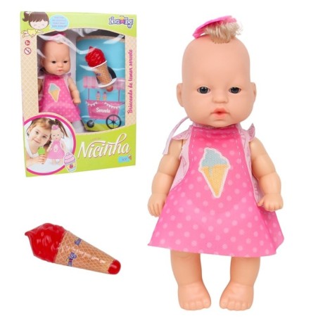 Boneca Infantil Coleção Nicinha Sorvetinho