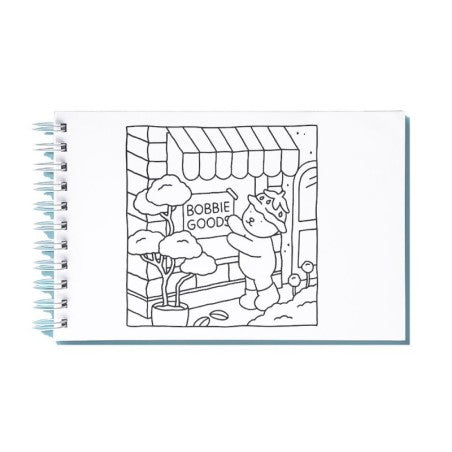 Bobbie Goods Livro De Colorir Encadernado Capa Brilhante 48 páginas