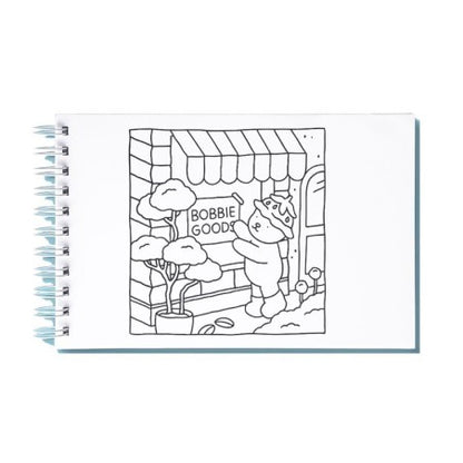 Bobbie Goods Livro De Colorir Encadernado Capa Brilhante 48 páginas