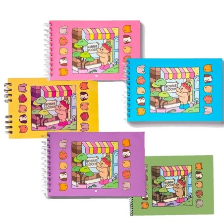 Bobbie Goods Livro De Colorir Encadernado Capa Brilhante 48 páginas