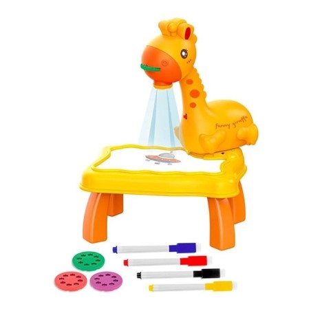 Lousa Mágica Mesinha Com Projetor Girafinha