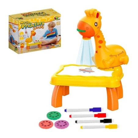 Lousa Mágica Mesinha Com Projetor Girafinha
