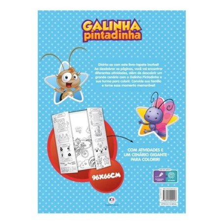 Livro Poster De Colorir Meu Livrão Galinha Pintadinha