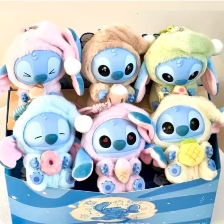 Lafufu Stitch Boneco Chaveiro 14cm Pelúcia Monstrinho