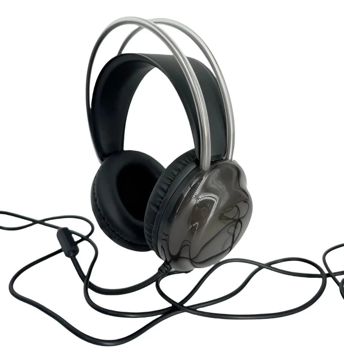 Headset Gamer Rgb Delta F4132 Com Microfone E Led Neon Preto