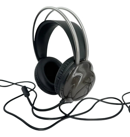 Headset Gamer Rgb Delta F4132 Com Microfone E Led Neon Preto