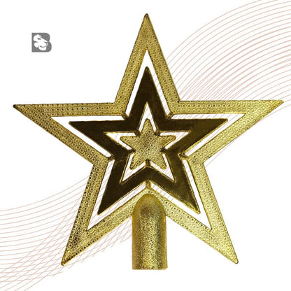 Kit 44 Enfeites Para Árvore de Natal Estrela Bolas Festão Cordão Pérolas Decoração Natalina