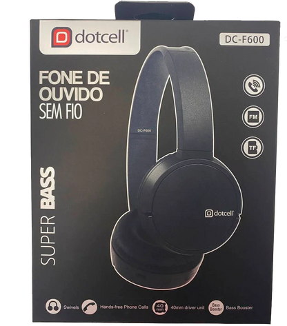 Fone de Ouvido Bluetooth Dotcell Super Bass dc- f600