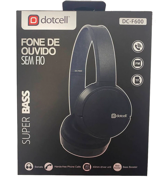 Fone de Ouvido Bluetooth Dotcell Super Bass dc- f600