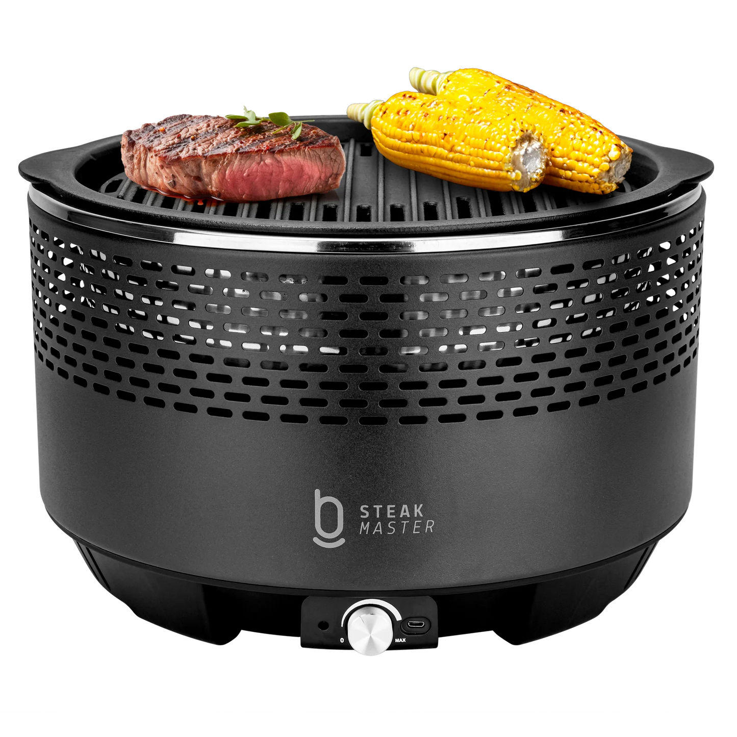 Churrasqueira Portátil a Carvão - Master Smoke  & Fire USB