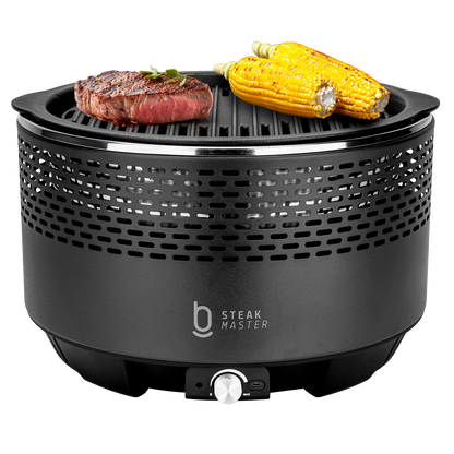 Churrasqueira Portátil a Carvão - Master Smoke  & Fire USB