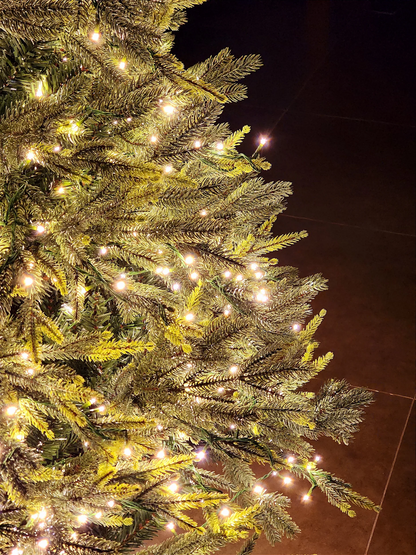 ÁRVORE PINHEIRO SUPER LUXO COM 1900 LEDS 2,10CM COM 5436 GALHOS