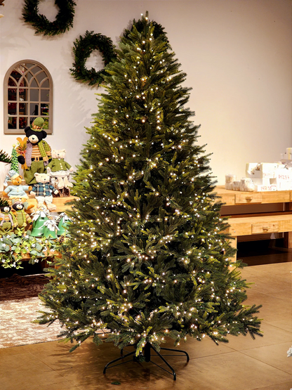 ÁRVORE PINHEIRO SUPER LUXO COM 1900 LEDS 2,10CM COM 5436 GALHOS