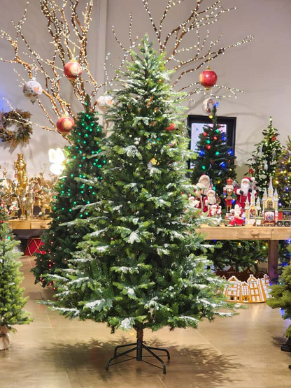 ÁRVORE PINHEIRO NEVADO SUPER REALISTA NASHVILLE 2614 GALHOS 2,25CM