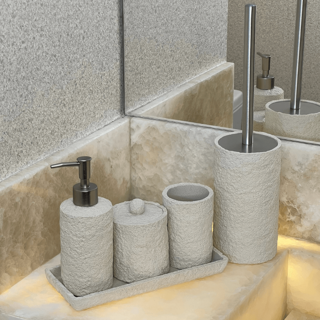 Bandeja em Polirresina Retangular Branca 24,5cm