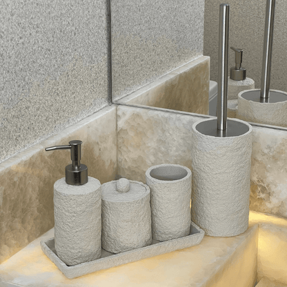 Bandeja em Polirresina Retangular Branca 24,5cm