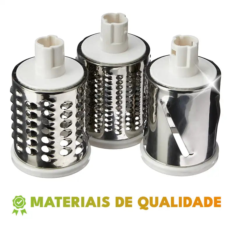 Ralador de Legumes 3 em 1 MultiCut + 2 Raladores de Brinde